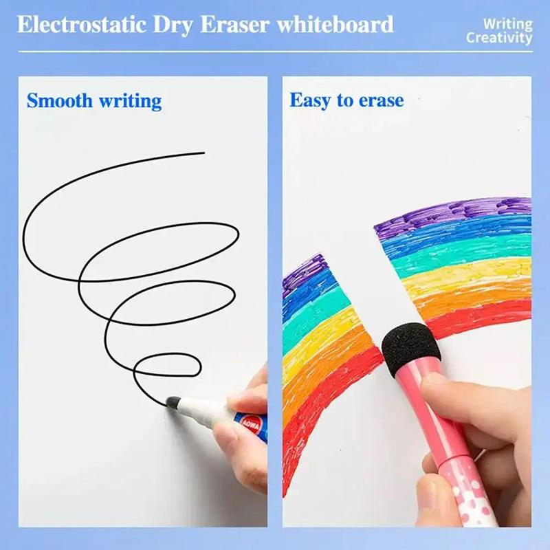 Electrostatic Whiteboard Sticker Removable Reusable Teaching Graffiti Drawing Board Household PP Erasable Whiteboard
