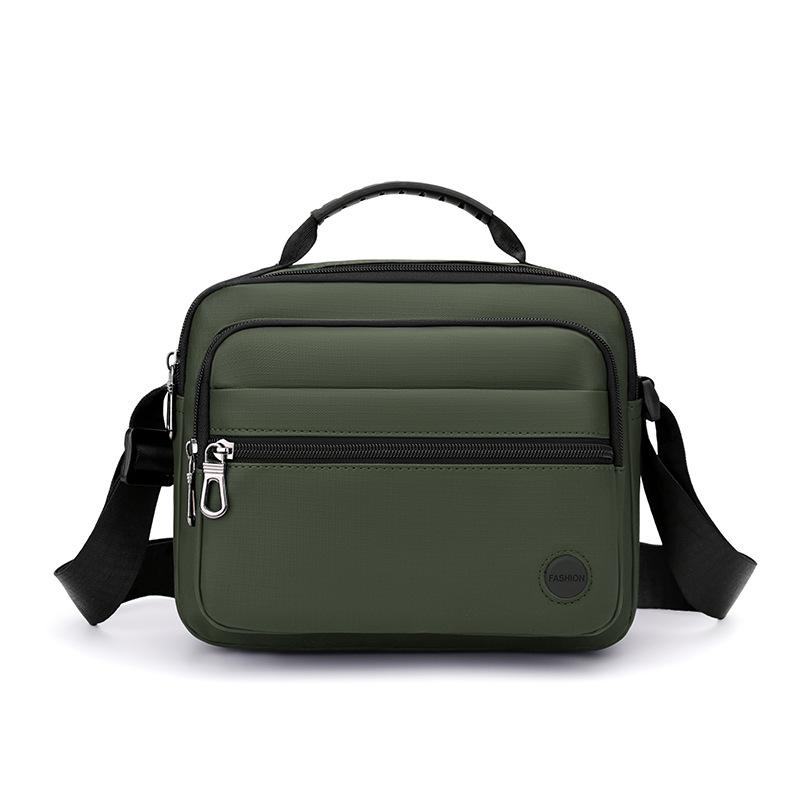 Men's Crossbody Bag Business Waterproof Lightweight Multi-Layer Shoulder Bag