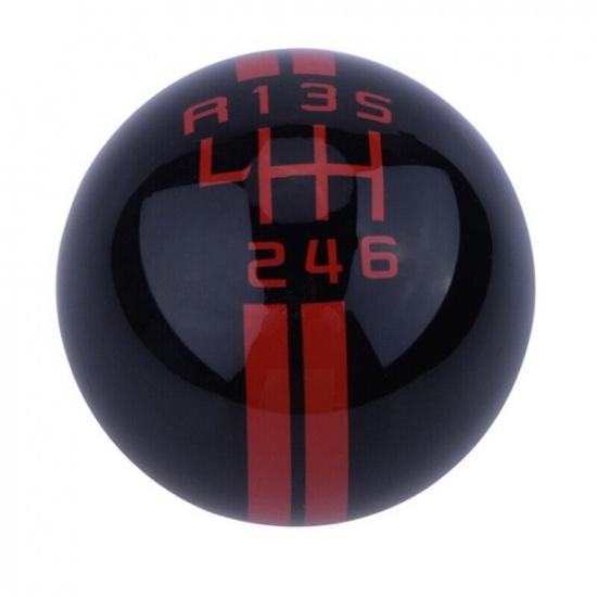 For Ford Mustang GT500 6 Speed Manual Gear Shift Knob Shifter Black Round Ball