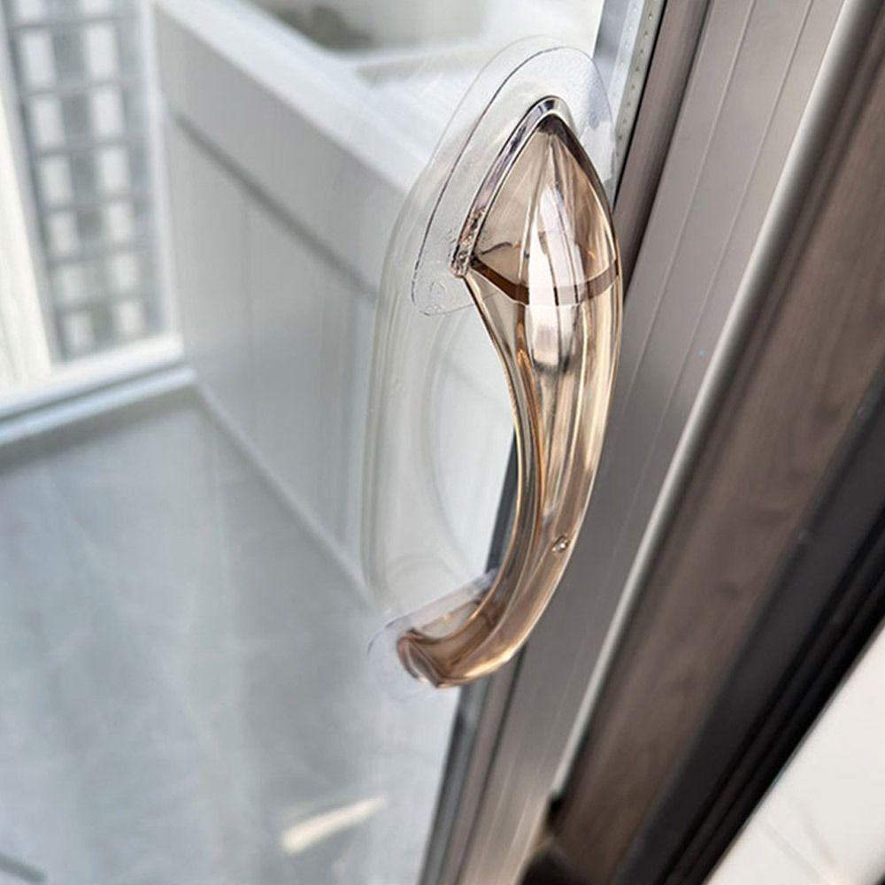 Strong Pasting No-punching  Door Handle Non-slip Door Pull Minimalist Door Handle  Fridge Door