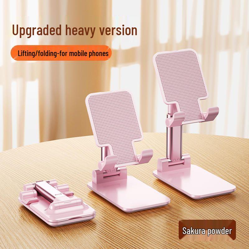 Multifunktionaler verstellbarer Handy- & Tablet-Ständer für Schreibtisch, Live-Streaming & Serien schauen - Faltbar & Tragbar