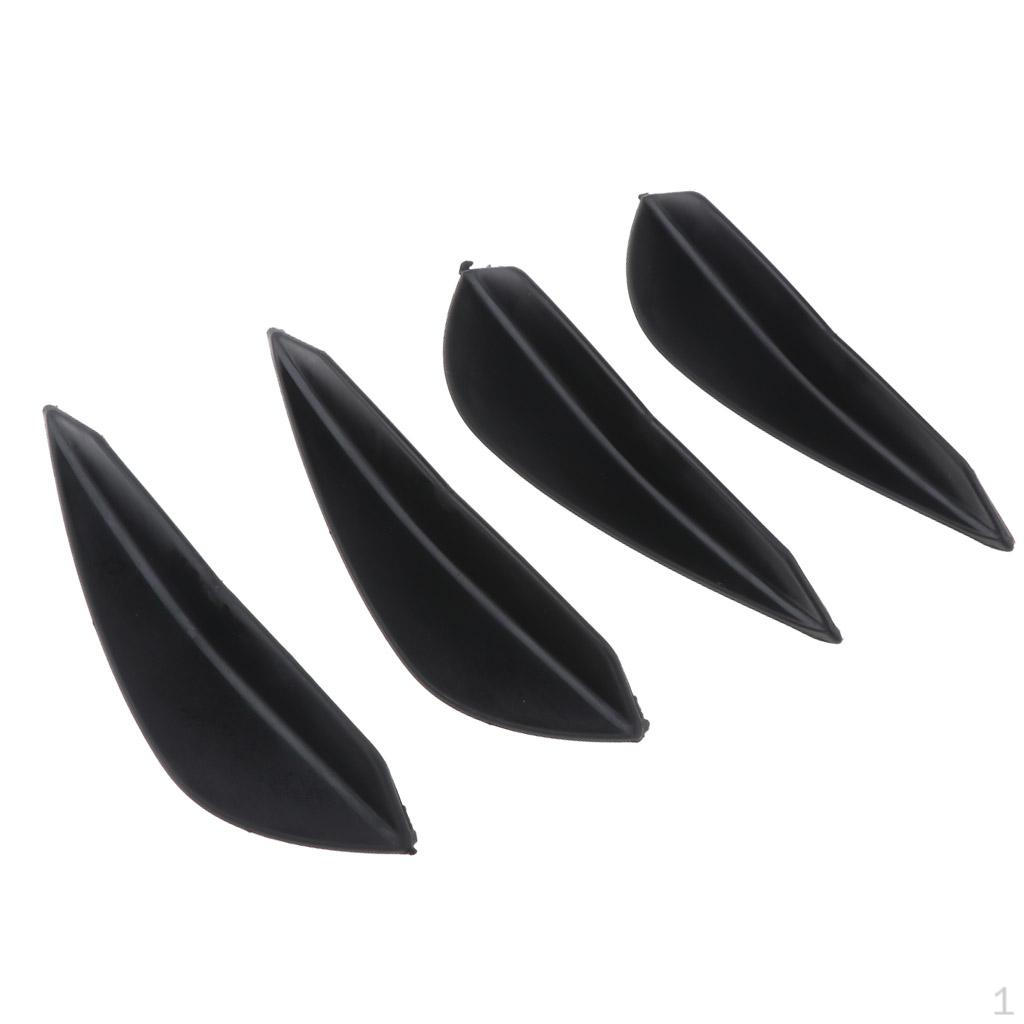 Carbon Front Spoiler Lip Splitter Body Black