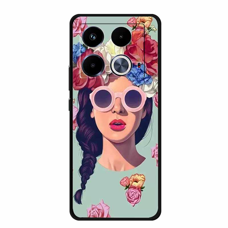 Für Infinix Note 40 Pro Hülle 4G 5G Mode Weiches Silikon TPU Rückseite Für Infinix Note 40 4G Handyhülle Coque Note40 Pro 5G