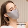 Damen Echte Seide 3D Sonnenschutz Gesichtsmaske - Atmungsaktiv, Waschbar, Verstellbare Ohrschlaufen