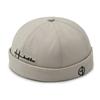 Men Women Brimless Docker Cap Cotton Beanie Skull Cap Adjustable Casual Street Style Hat for Daily Wear