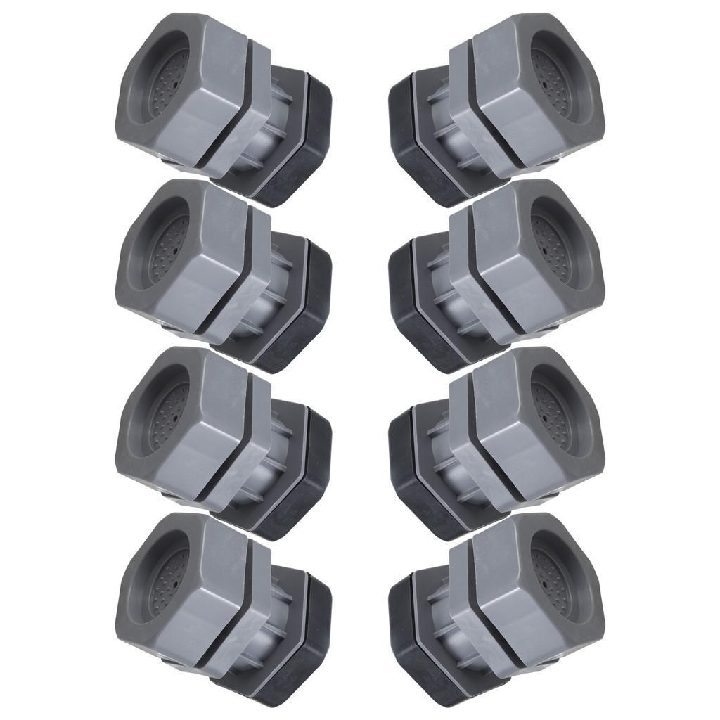 8Pcs Heightening Pad for Washing Machine Base Damper Washing Machine Mat Nonslip Mat Adjustable Washing Machine Protector