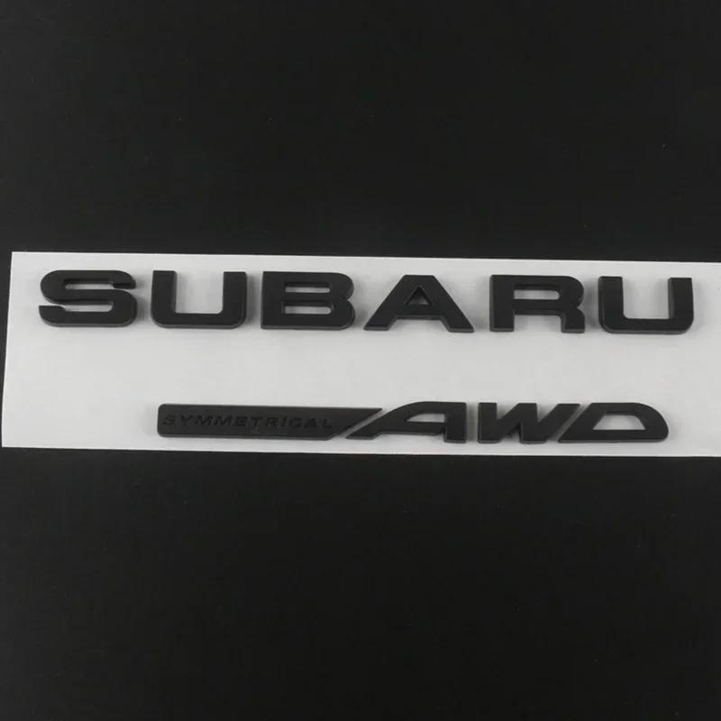 ABS Car Rear Trunk Sticker Emblem for Subaru WRX BRZ STI XV FORESTER IMPREZA LEGACY OUTBACK Auto Body Tail Letter Badge Decal bsu9