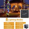 Solar Rope Light LED Outdoor Waterproof Copper Fairy String Tube Lights for Party Garden Yard Home Wedding Holiday Decoration