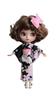 Blythe Obitsu 24 Outfit Rinka Azone S Doll Pink Little Devil Kimono Dress with Cherry Blossom Pattern Yukata
