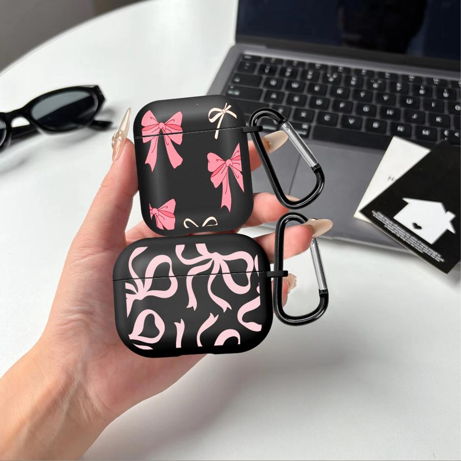 Cartoon Bow Case For Airpods 3 Pro Pro3 4 1 Pro2 2 Earphone Cases Cover
