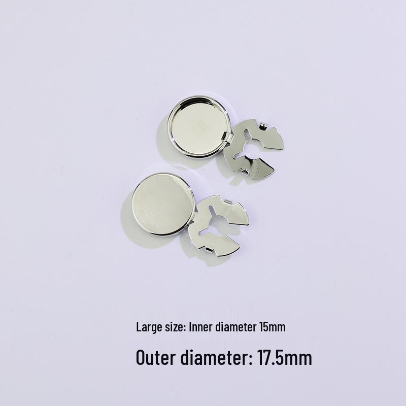 Turtle Buckle Copper Cuff Button Cover DIY Shirt Accessories