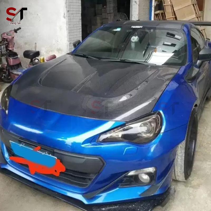 Toyota GT86/Subaru BRZ Carbon Fiber Hood with Vents - Car Body Kit Accessory
