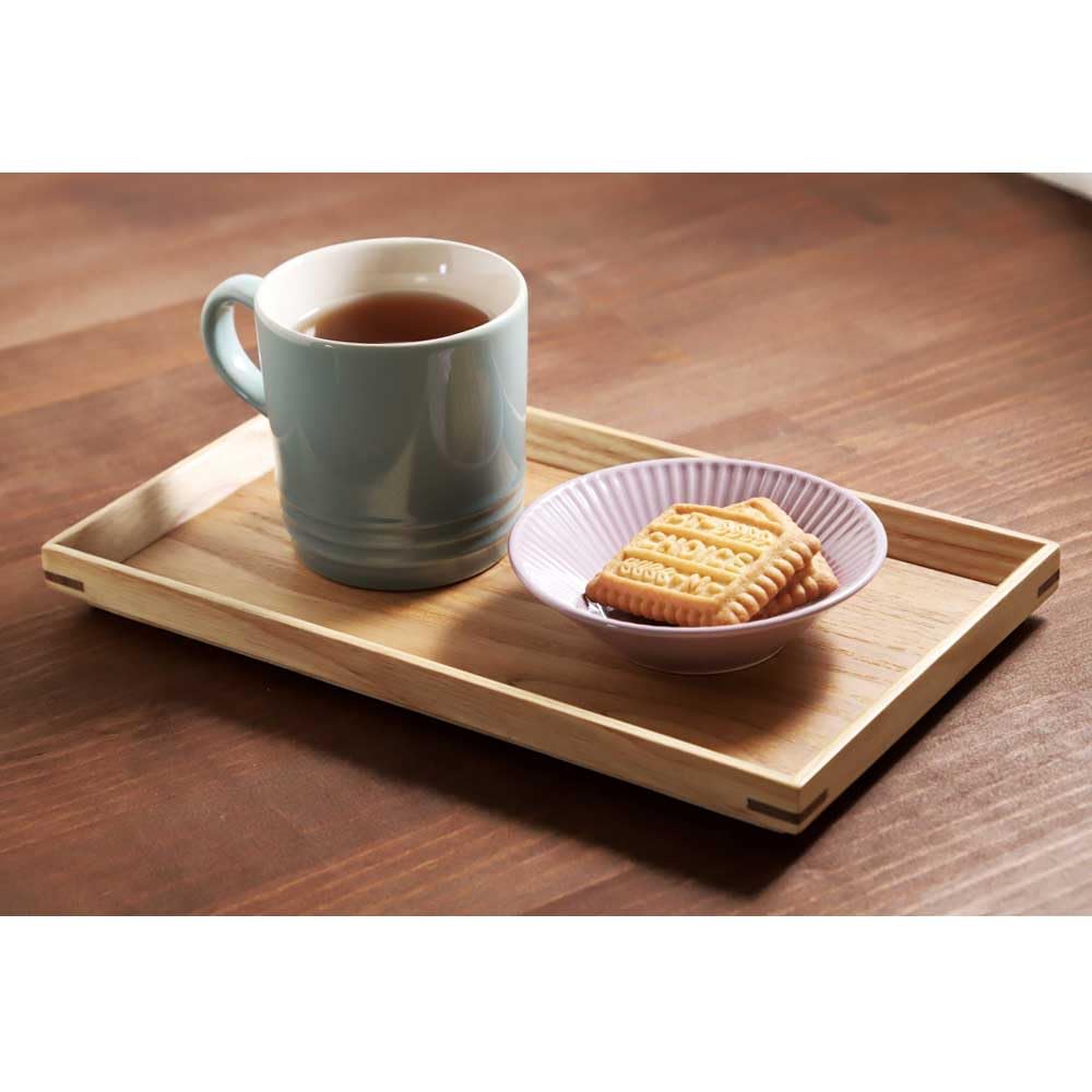 Yamaco Cafe x x 78873 Tray, Natural, 24.8 14.8 H2.2cm,