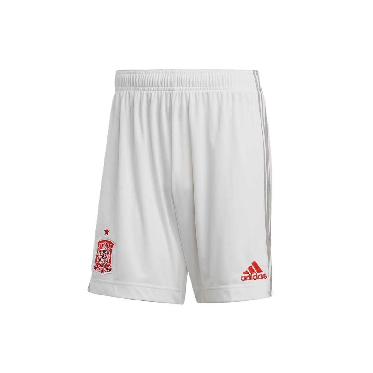 adidas FEF A SHO European Cup Spanish national team Away Soccer/Football Sports Shorts White Men s EH6515 XL