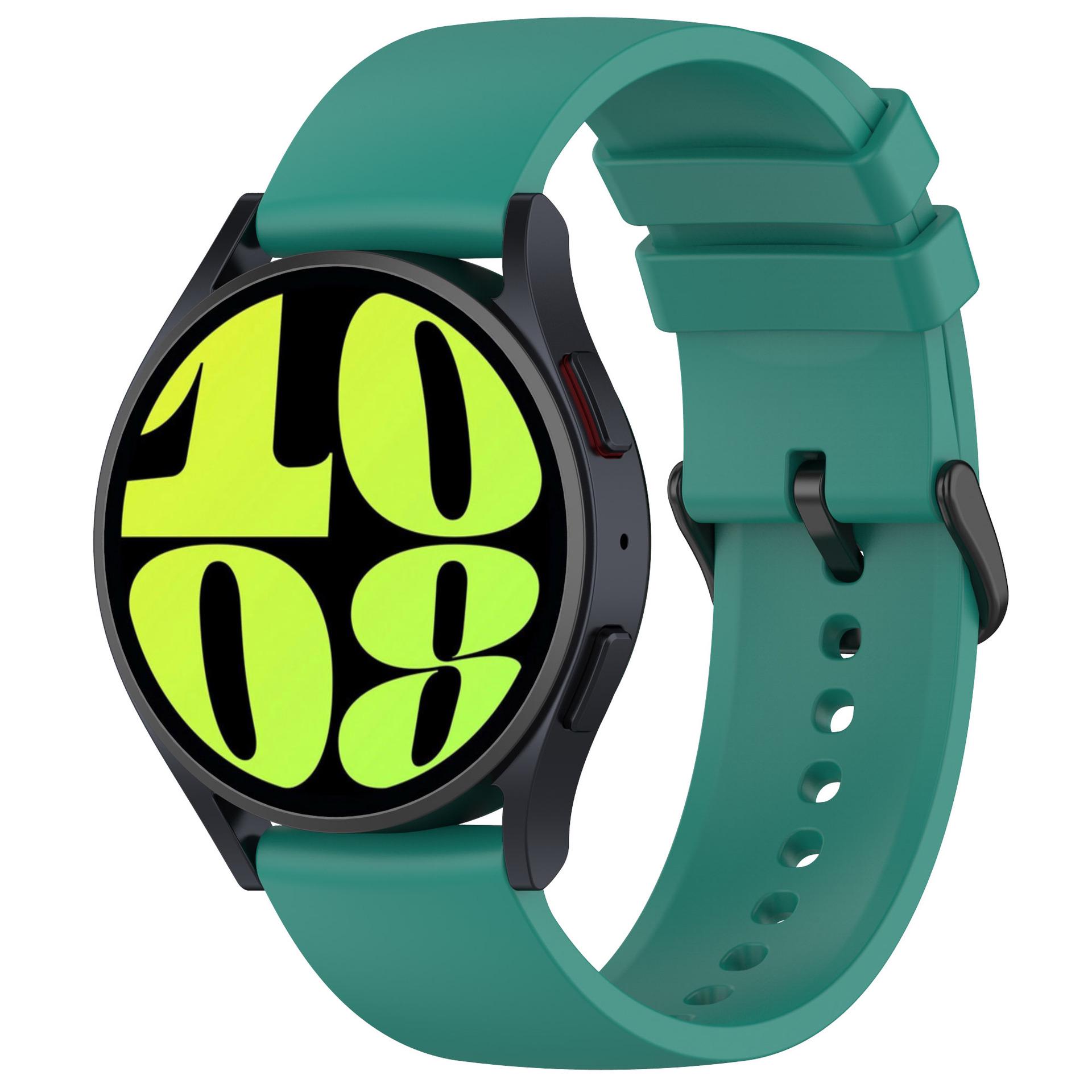 Extrem großes Silikonarmband für Samsung Galaxy Watch 6 - 20/22mm Flachkopf 20mm
