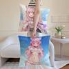 Anime Singer H-Hakui KoyorSi Pillow Case Anti-dustmite Pillowcase Invisible Zipper Silky Short Plush Sofa Cushion Cover