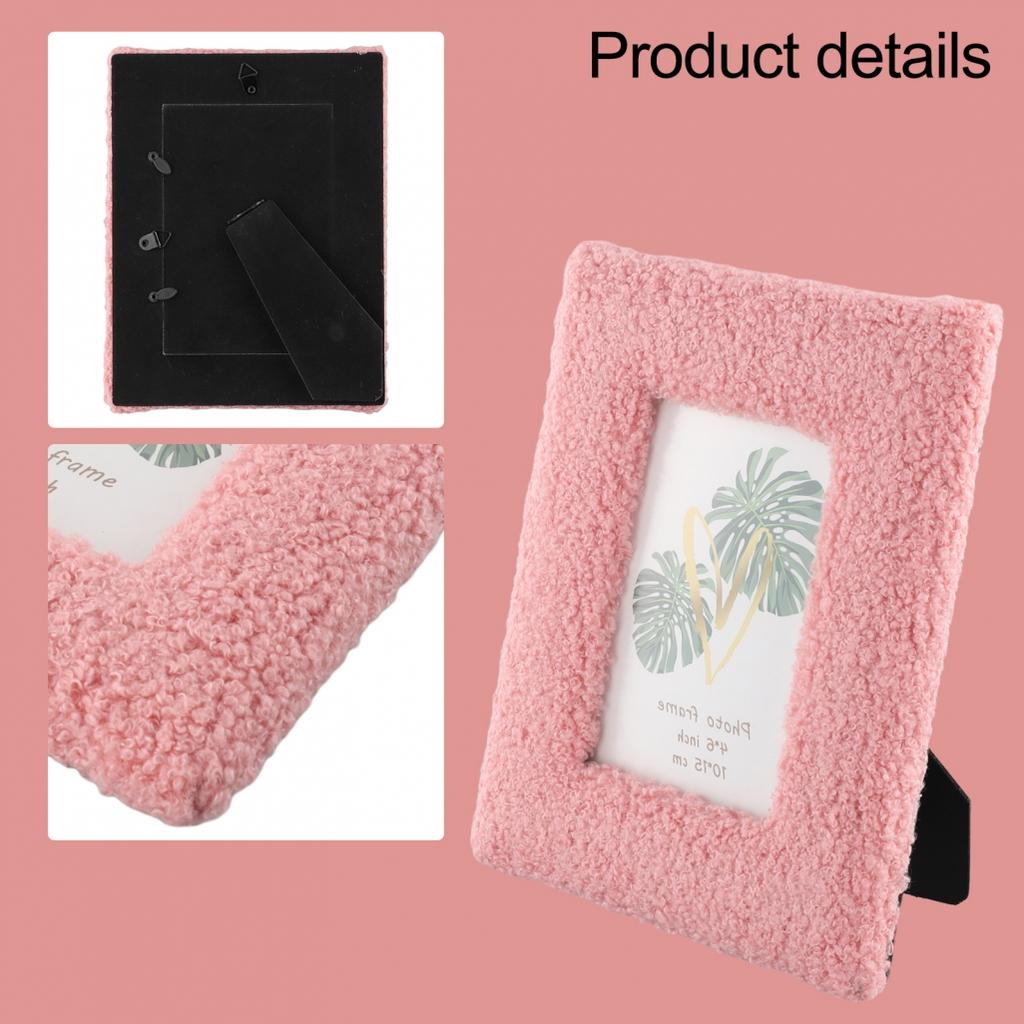 10*15cm Photo Frame 6 Inch Artificial Board + Plush