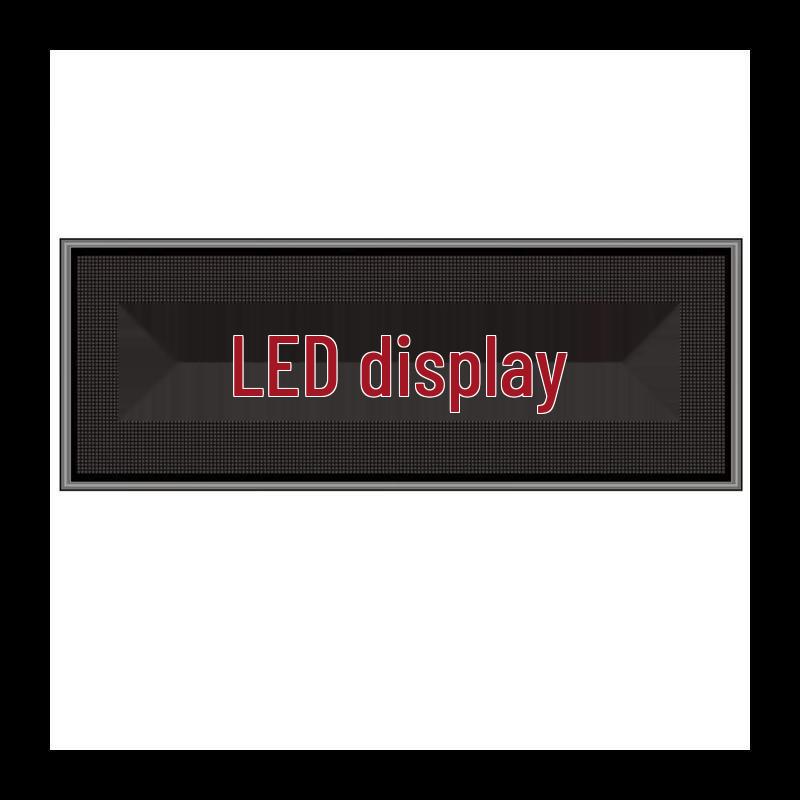 Lofit P3.75 Single/Dual Color LED Advertising Display CN plug (adapter included)
