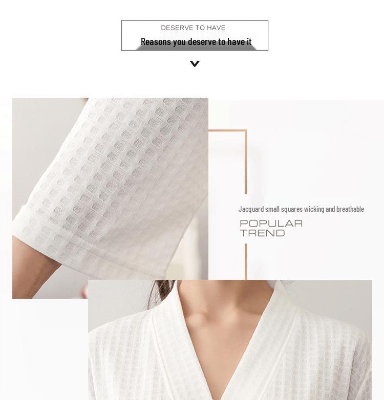 Japanese Style Thin Yukata Pajamas for Spring & Summer - Unisex Plus Size Bathrobe for Women & Men, 200 Jin Beauty Salon, Autumn Pajamas.