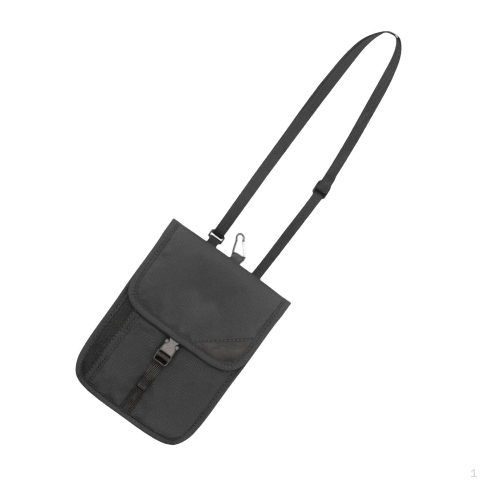 

Кошелек на шею, держатель паспорта с блокировкой RFID, легко скрываемый дорожный чехол