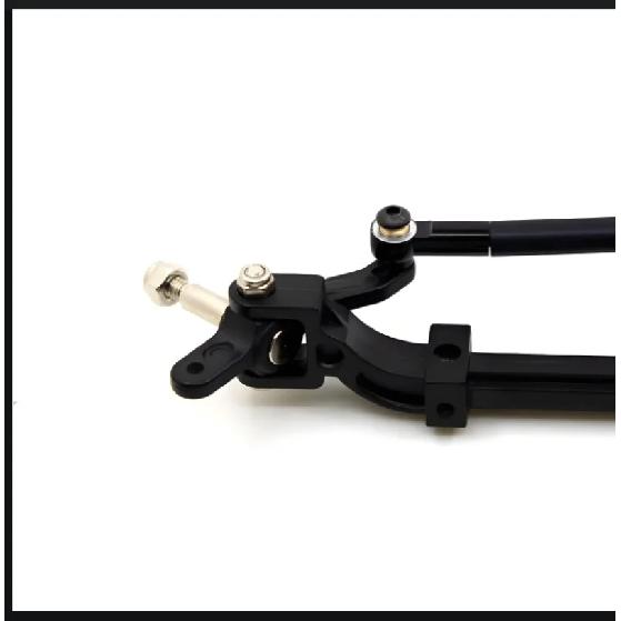 Metal Front Axle with Steering Link for 1/14 Tamiya Tractor Truck RC Car Parts