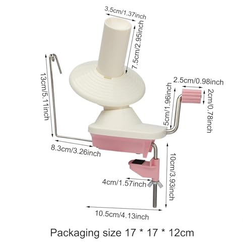 Dickly [2025 New Arrival] Yarn Winder, Wool String Ball Holder, Home DIY Multifunctional Easy-to-Use Manual Yarn Winder, Craft Supplies, Knitting Tool