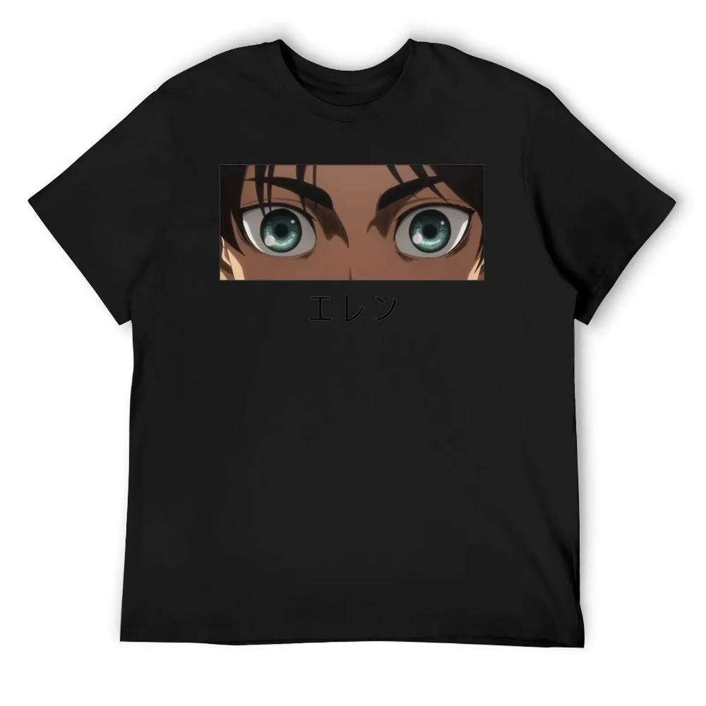 Eren Eyes Titan Classic Tees Graphic Vintage T-shirt Crewneck  Sports  Funny Fitness Eur Size