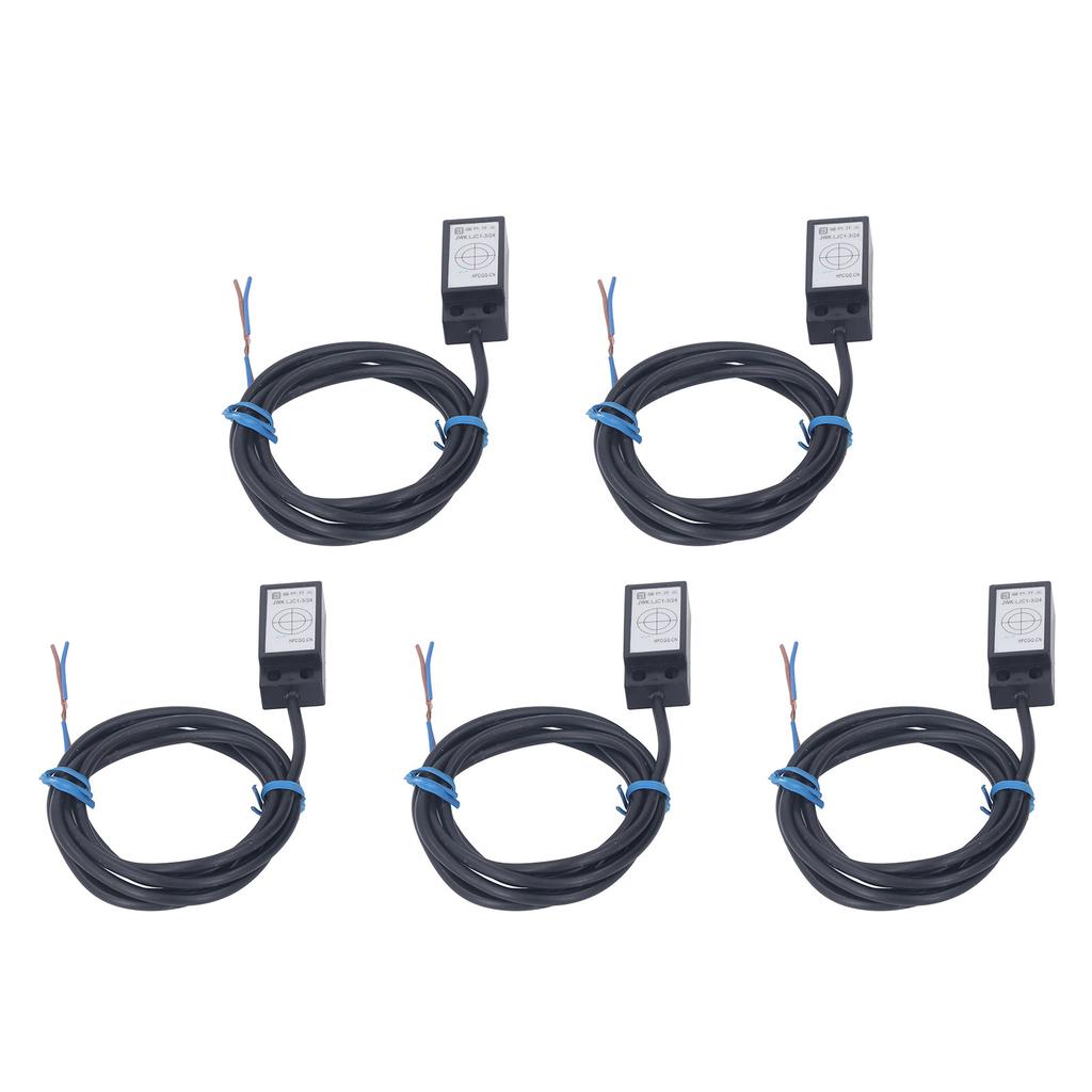 5Pcs Magnetic Switch Sensor 2 Wire Normally Open ABS Proximity Sensor DC AC 5‑200V
