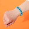 The Dark Luminous Rubber Bracelets Basketball Wristband Silicone Sweat Band Never Give Up Bracelet