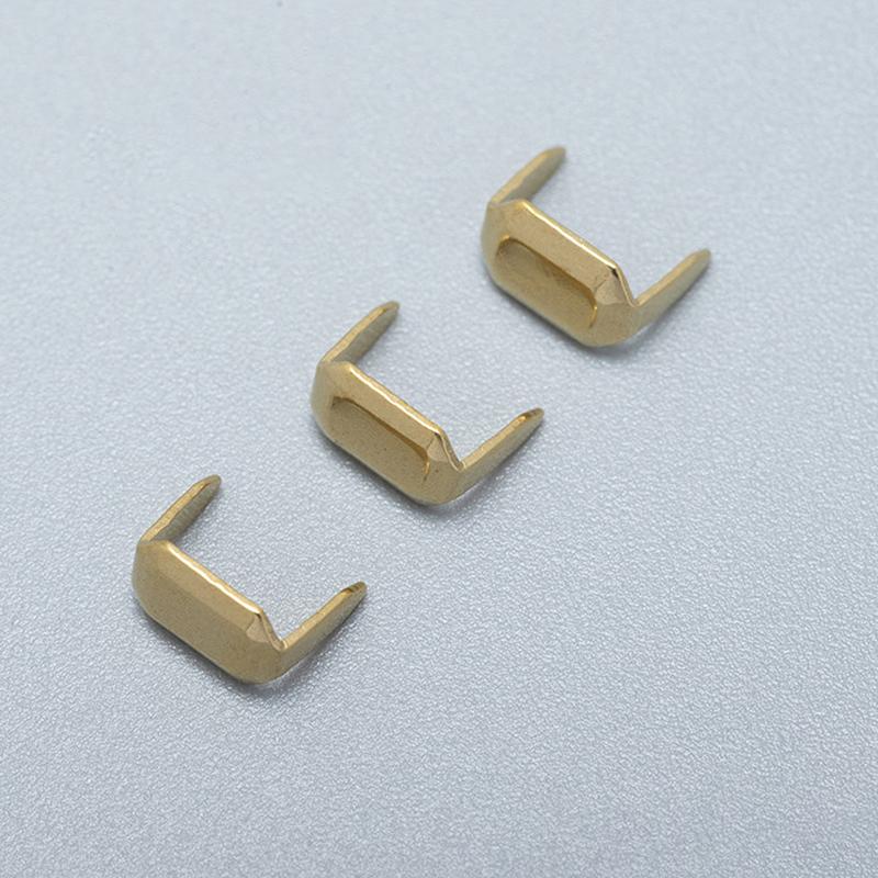 20 шт. Скобы Заклепки Для Шлевок Держатель Соединитель Крепеж для рукоделия Фурнитура Аксессуары медный