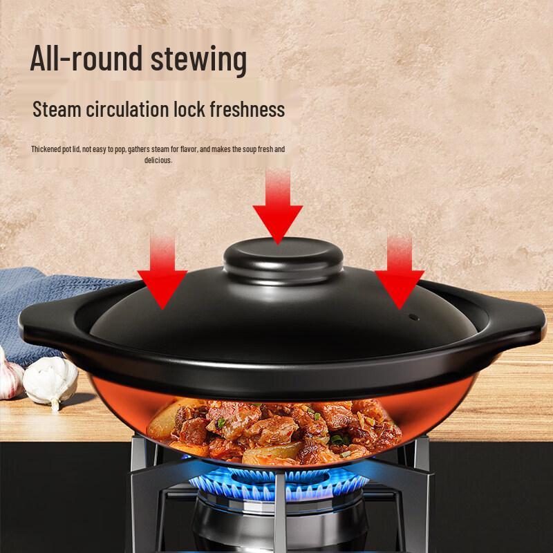 Sichun Ceramic Casserole Pot for Gas Stoves