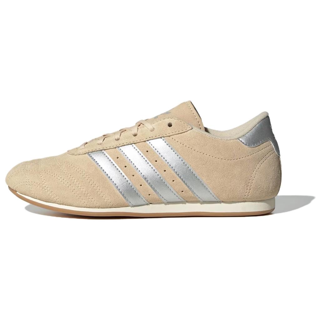 Adidas  Taekwondo Lace Sand Strata Silver Metallic Women Sneakers Cream Off-White JQ0558
