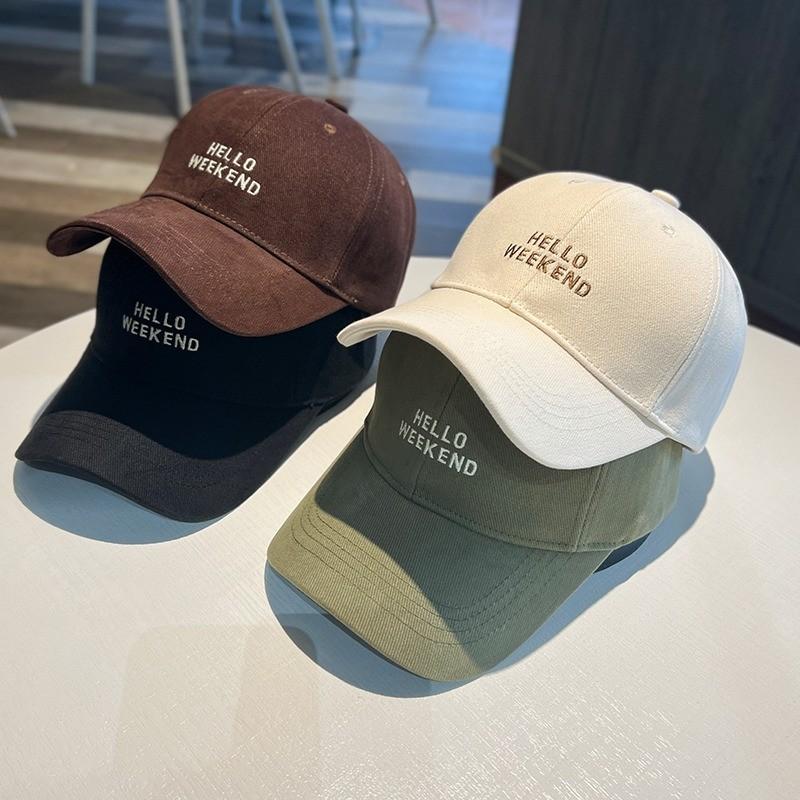 Hello Embroidered Baseball Cap For Men Women Casual Sun Hat Adjustable Cotton Sun Protection