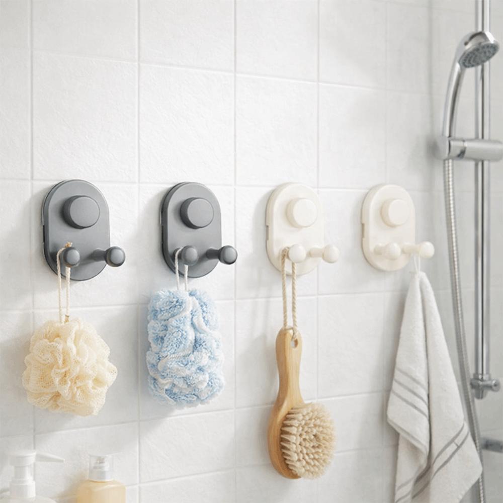 3 PCS Non-Marking Suction Cup Hooks Moisture-proof Kitchen Storage Hooks Wall Hook Living Room