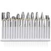 Kimlonton Super Hard Tungsten Steel Router Carbide Drill Set of 20 Blade Comes In a Dedicated Plastic Essential for and Craft Burs, Bits, Bits, (Shank