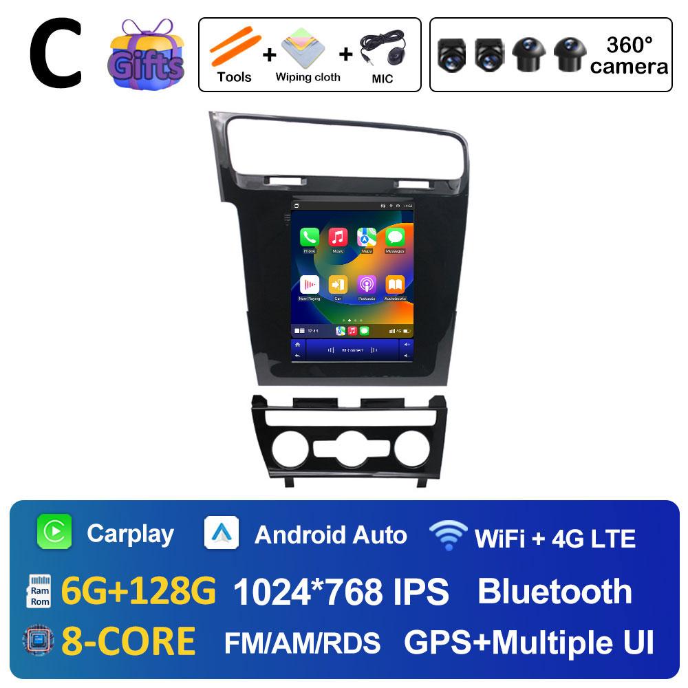 Pentru Volkswagen Golf 7 2014 2015 2016 2017 2018 Navigație GPS Android Auto DSP Stereo Car Audio Video Player Multimedia Nr. 2 din