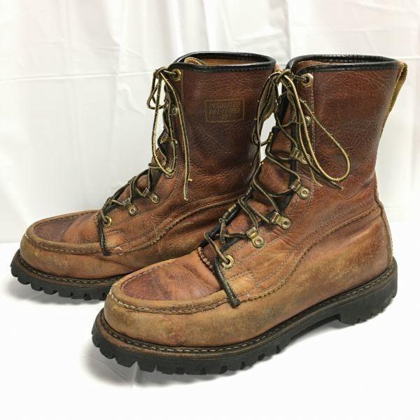 

Rare Vintage HERMAN Survivor Military Boots Brown Size 8.5 Men s(USED)