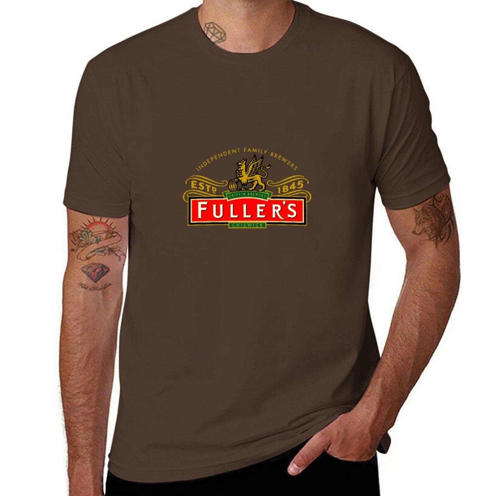 

The Original Fuller’s Fuller’s Beer brewery logo T-Shirt vintage sweat mens graphic t-shirts hip hop L