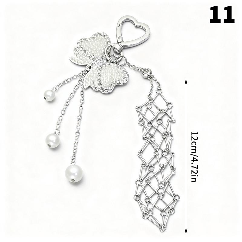 Stainless Steel Metal Net Pocket Lipstick Hand Cream Bag Keychain Charm Bag Accessories Silver/Gold Color Lip Balm Keychain