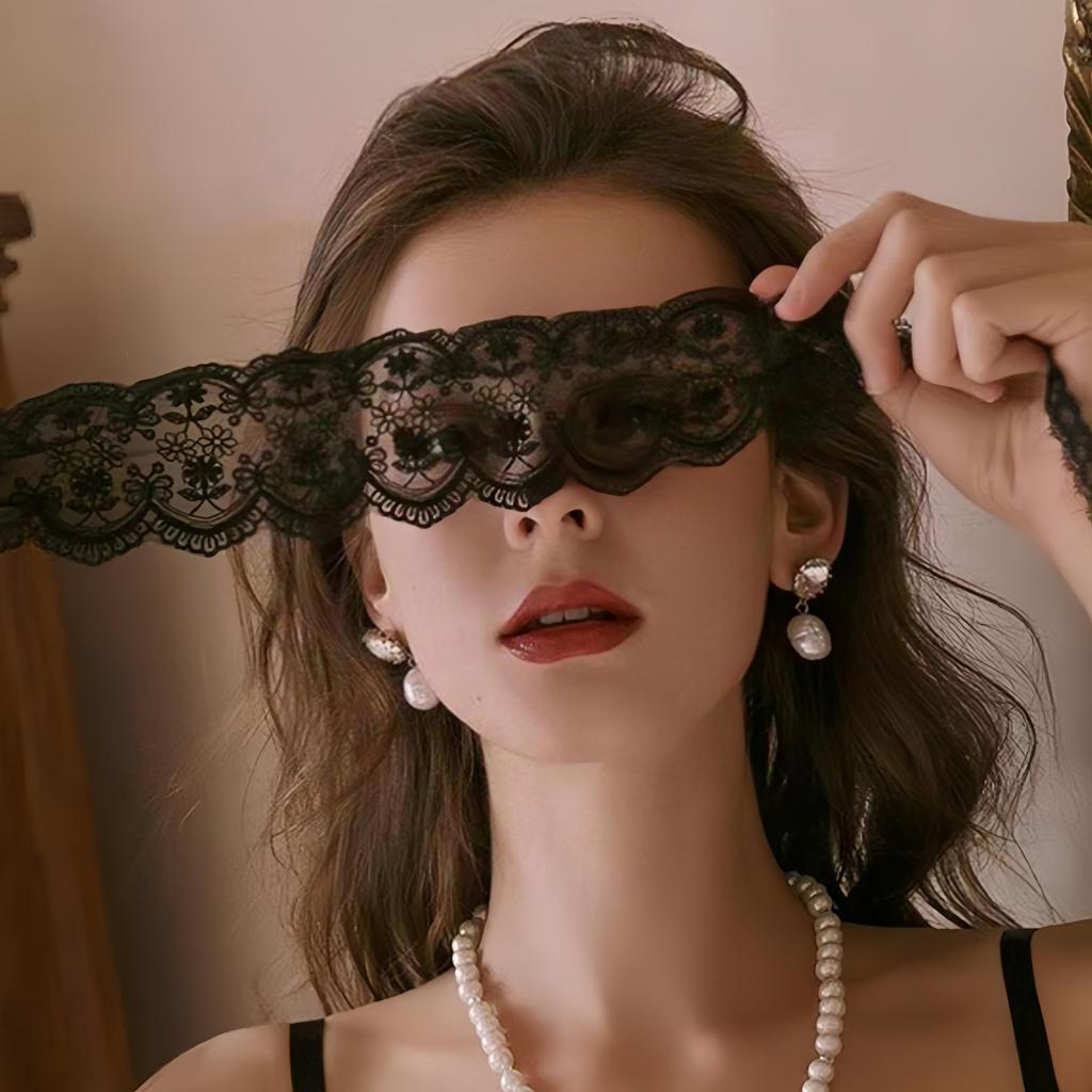 Lace Eye Venetian Eye Stage [YIXINLYMY] Mask, 4-Piece Set, Mask, Cosplay, Accessories, Ball, Costume, Theater, Play, Performance, Party, Halloween,