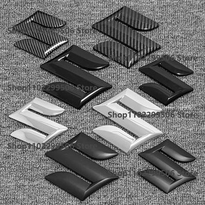 67 80 100 120mm ABS Car Front Grille Eemblem Rear Trunk Badge Sticker For Suzuki Swift SX4 Jimny S-CROSS Vitara Logo Accessories