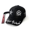 Gorra de Béisbol Trendy con Pico de Pato y Graffiti para Hombres y Mujeres - Estilo Hip Hop, para Exteriores