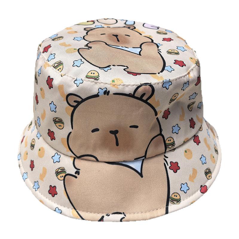 Adorable Anime Children's Fisherman Hats Bucket Hat for Women Men Lightweight Outdoor Travel Fishing Hat