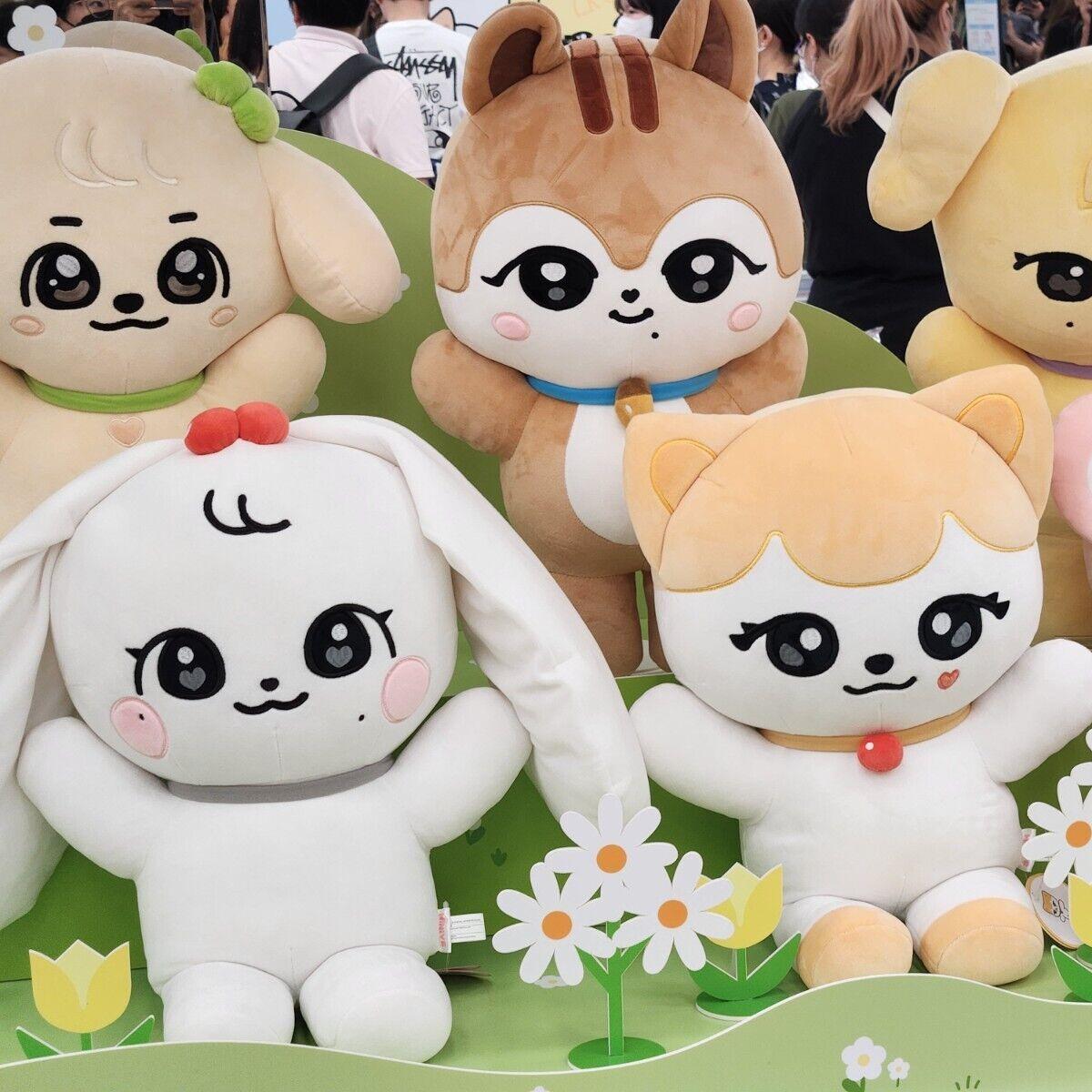 

IVE CHERRY Чан Вонён Рей Наои Осеннее Небо Большая Кукла White Long Ears Doll