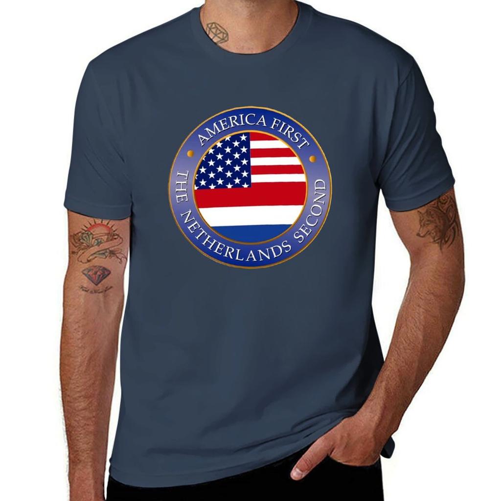 America First Netherlands Second Tshirt Quick Dry Travel Tshirt