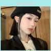 Beret Hat For Women Autumn Winter Wool Feel Breathable Classic Style For Casual Wear