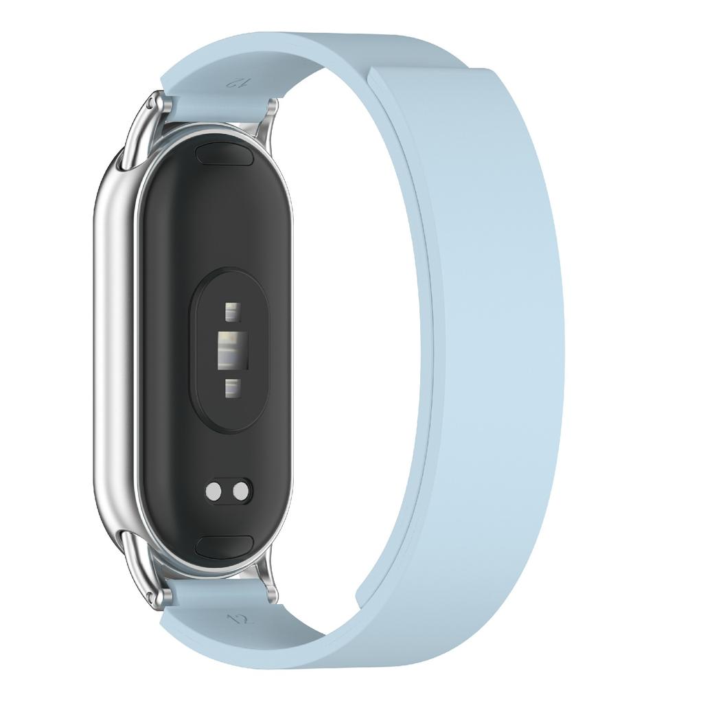 For Xiaomi Smart Band 10 Silicone Strap Magnetic Replacement Watch Band
