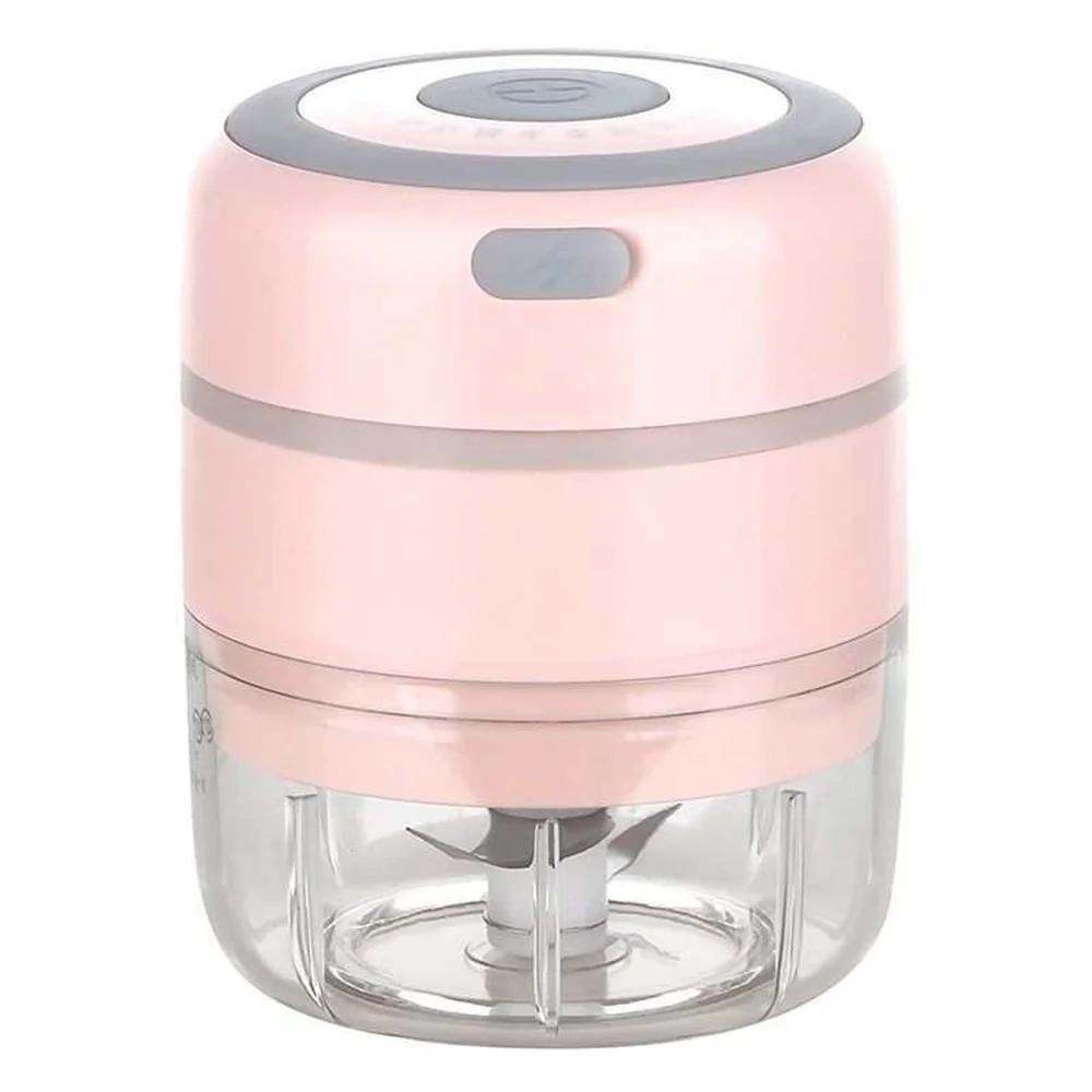 

Электрический мини-измельчитель чеснока Портативный беспроводной блендер для овощей, луковая мясорубка с USB-зарядкой для детского питания, чили, трав