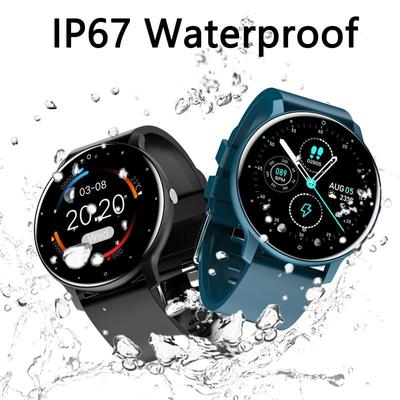 Chytré hodinky Pánské Dámské Full Touch Screen Detekce srdečního tepu Sportovní Fitness Volání Krokoměr Vodotěsné hodinky pro Android IOS