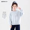 Girls' Casual Bow Long Sleeve Sweatshirt